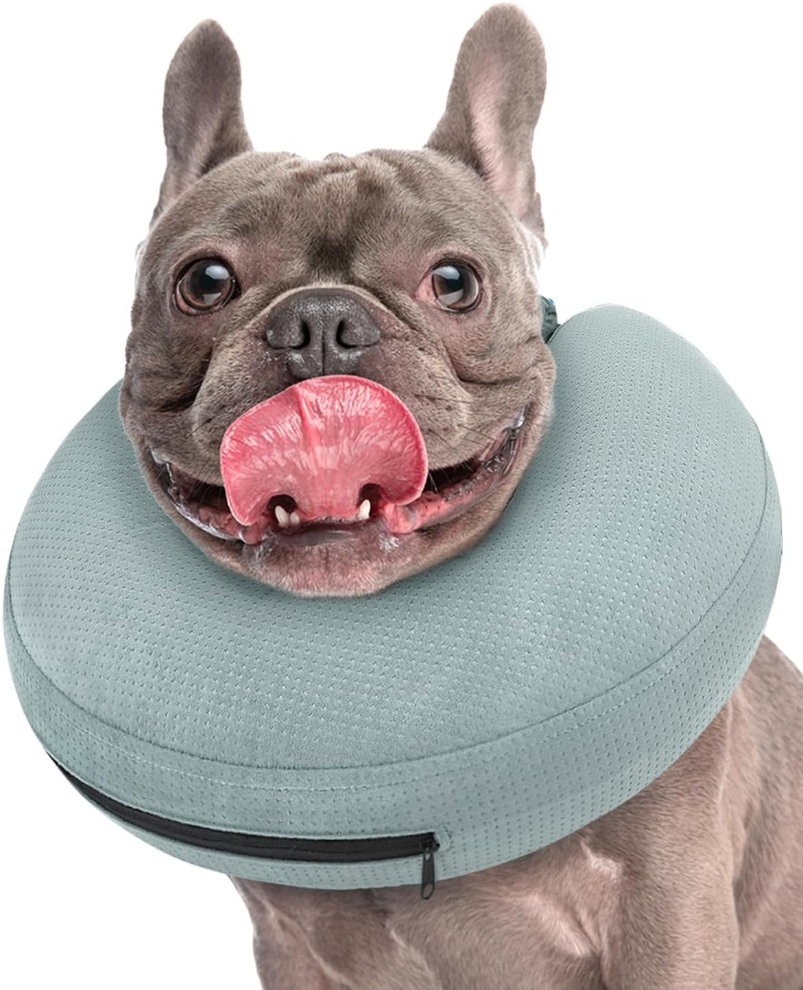 Supet Inflatable Dog Cone Collar for after Surgery Donut, Soft Dog Cones for Small Medium Large Dogs Pets, E Collar Dog Neck Donut Collar Alternative after Surgery