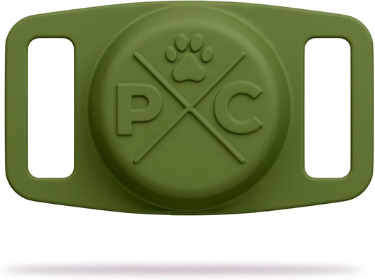 Pup Culture Airtag Dog Collar Holder, Extra-Durable, Lightweight, and Protective Airtag Case for Dog Collar -Track Your Pet Using Apple Airtag Technology - Dog Collar Airtag Holder -For Dogs and Cats