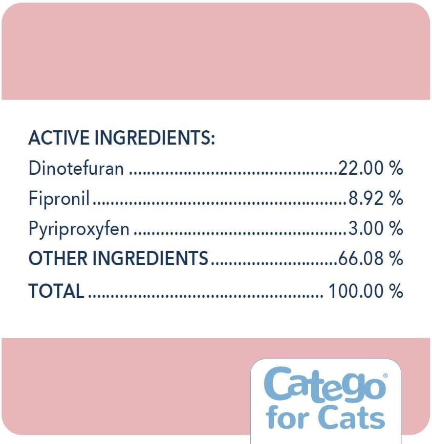 Flea and Tick Control for Cats (6 Doses) over 1.5 Lbs, 8 Weeks or Older