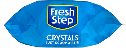 Fresh Step Crystals, Premium Cat Litter, Scented, 16 Lbs Total, (2 Pack of 8Lb Bags) (Package May Vary)