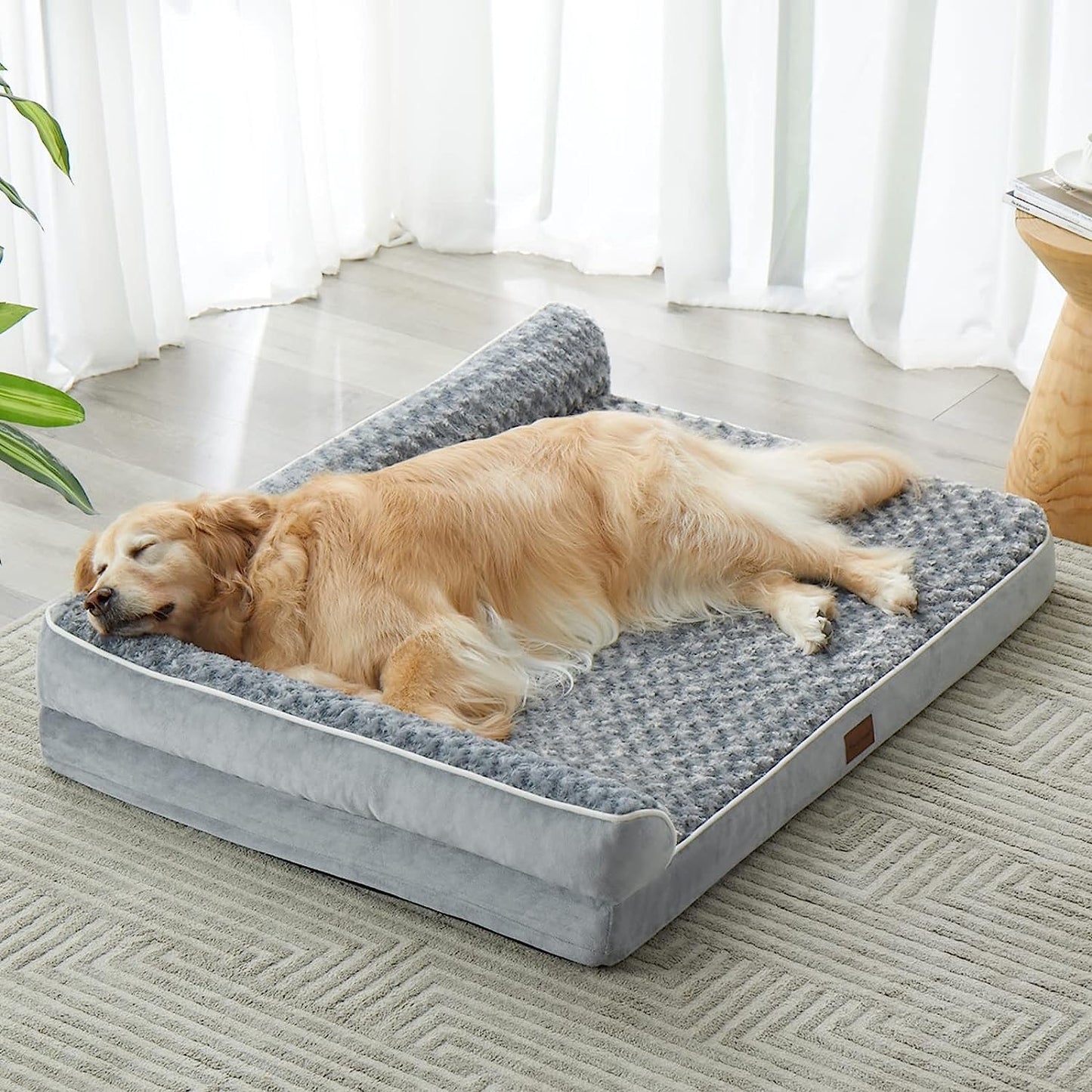 BFPETHOME Orthopedic Dog Beds for Large Dogs-Waterproof Sofa Dog Bed with Removable Washable Cover, Large Dog Bed with Waterproof Lining and Nonskid Bottom,Pet Bed for Large Dogs.