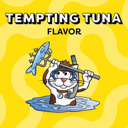 TEMPTATIONS Classic Crunchy and Soft Cat Treats, Tempting Tuna Flavor, 30 Oz. Tub