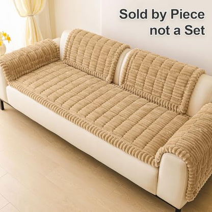 hyha Couch Cover for Dogs, Washable Non Slip Plush Flannel Sofa Protector | Thick Flannel, Non Slip Backing, Pet Hair & Scratch Protection, Fits Loveseat Sofa (27.6" x 59")
