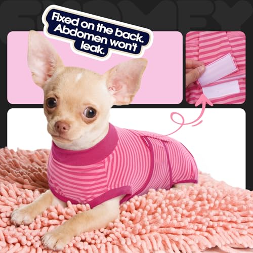 FUAMEY Recovery Suit for Dogs After Surgery,Soft Breathable Dog Bodysuit