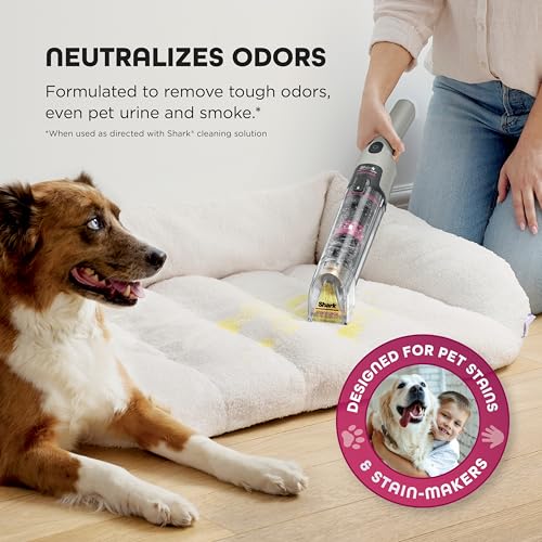 Shark StainForce Cordless Stain, Odor & Urine Remover, 1 Tool, HX095BRN