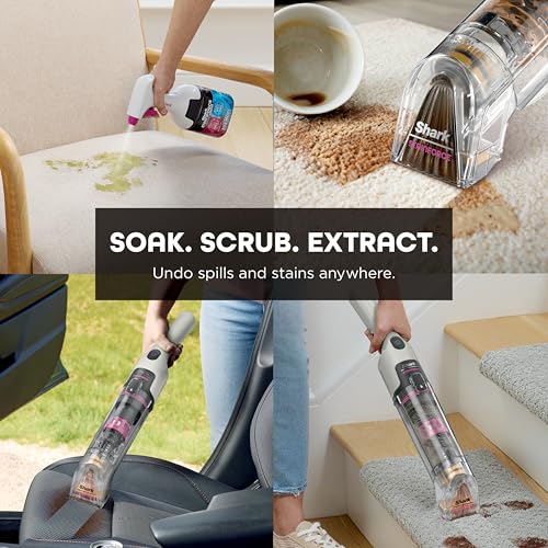 Shark StainForce Cordless Stain, Odor & Urine Remover, 1 Tool, HX095BRN