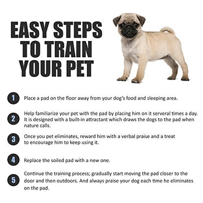 BV Puppy Pads Leak-Proof 100 Count 22"x 22" - Absorbent Pee Pads for Dogs with 6-Layer Design, Rapid Dry Sheet & Built-in Attractant - Dog Pad with Odor Control, Perfect for Puppies & Senior Dogs