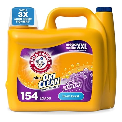 ARM & HAMMER Plus OxiClean with Odor Blasters Liquid Laundry Detergent