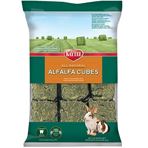 Kaytee Alfalfa Cubes for Rabbits and Guinea Pigs, 15 Oz