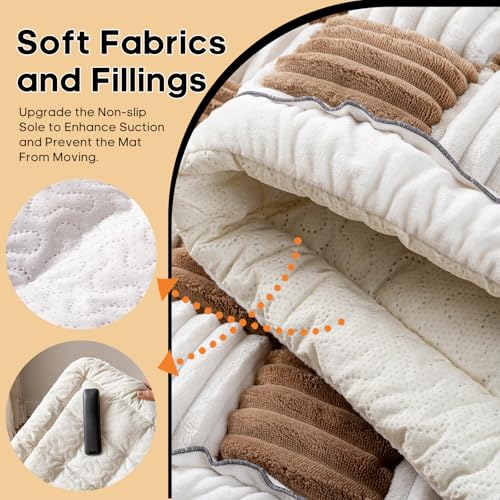 Npetrsnug Couch Cover for Dogs Washable, Soft Flannel Dog Couch Cover Protector, Non Slip Pet Couch Covers for Sofa, Couch Protector for Dogs Large Medium Small Size (Brown, 27.56 x 70.9 inch)