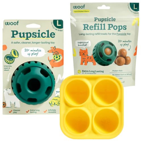 WOOF Starter Pack Dog Treat Toy for Large Dogs 25-75 lbs