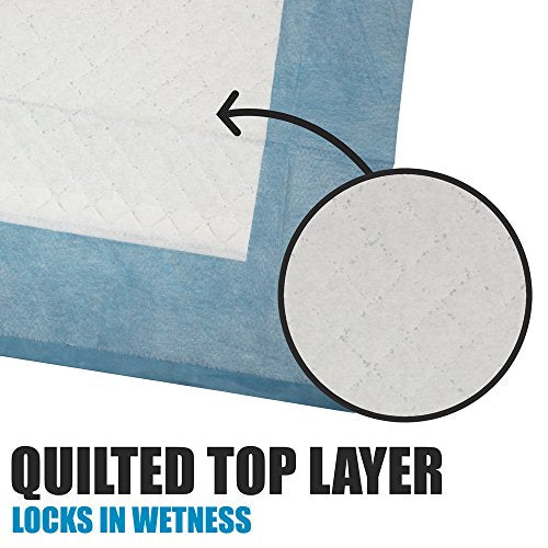 BV Puppy Pads Leak-Proof 100 Count 22"x 22" - Absorbent Pee Pads for Dogs with 6-Layer Design, Rapid Dry Sheet & Built-in Attractant - Dog Pad with Odor Control, Perfect for Puppies & Senior Dogs