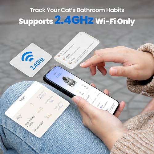 Neakasa M1 Plus Open-Top Self-Cleaning Cat Litter Box, 360° Safety Sensors, Advanced Odor & Leak Control, Automatic for Large & Multi-Cat Homes, Litter Mat & 2 Rolls Refill Bags Included