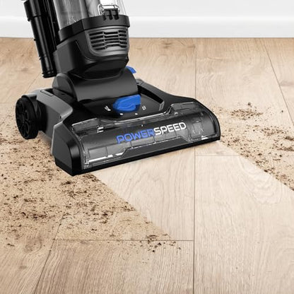 Eureka Upright Vacuum Cleaners, PowerSpeed Lightweight, NEU181A | Pet Hair, Carpet & Hard Floor, 2.6L Dust Cup, Pet Turbo Brush, Crevice & Upholstery Tools, Bagless, Blue