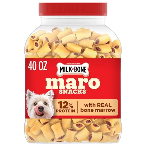 Milk-Bone MaroSnacks Small Dog Treats with Real Bone Marrow, 40 Oz.