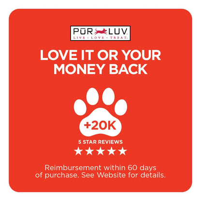 Pur Luv Chicken Jerky Dog Treats, Made with 100% Real Chicken Breast, 16 Ounces, Healthy, Easily Digestible, Long-Lasting, High Protein, Satisfies Dog's Urge to Chew