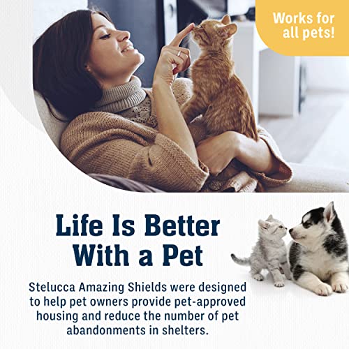 6 Pack XL Anti Cat Scratch Furniture Protector - Couch Protector from Cat Claws w/Twist Pins - Heavy Duty, Strong, Clear, Easy-to-Apply Scratching Deterrent and Shield for Sofa