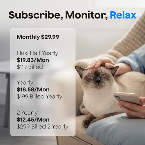 Waggle 4G Pet Temperature Monitor – No Wi-Fi Needed, Real-Time App/SMS/Email Alerts - RV, Car & Home Safety Device with Power-Outage Notifications, Rechargeable Battery – Subscription Required