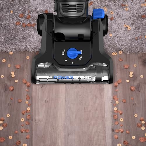 Eureka Upright Vacuum Cleaners, PowerSpeed Lightweight, NEU181A | Pet Hair, Carpet & Hard Floor, 2.6L Dust Cup, Pet Turbo Brush, Crevice & Upholstery Tools, Bagless, Blue