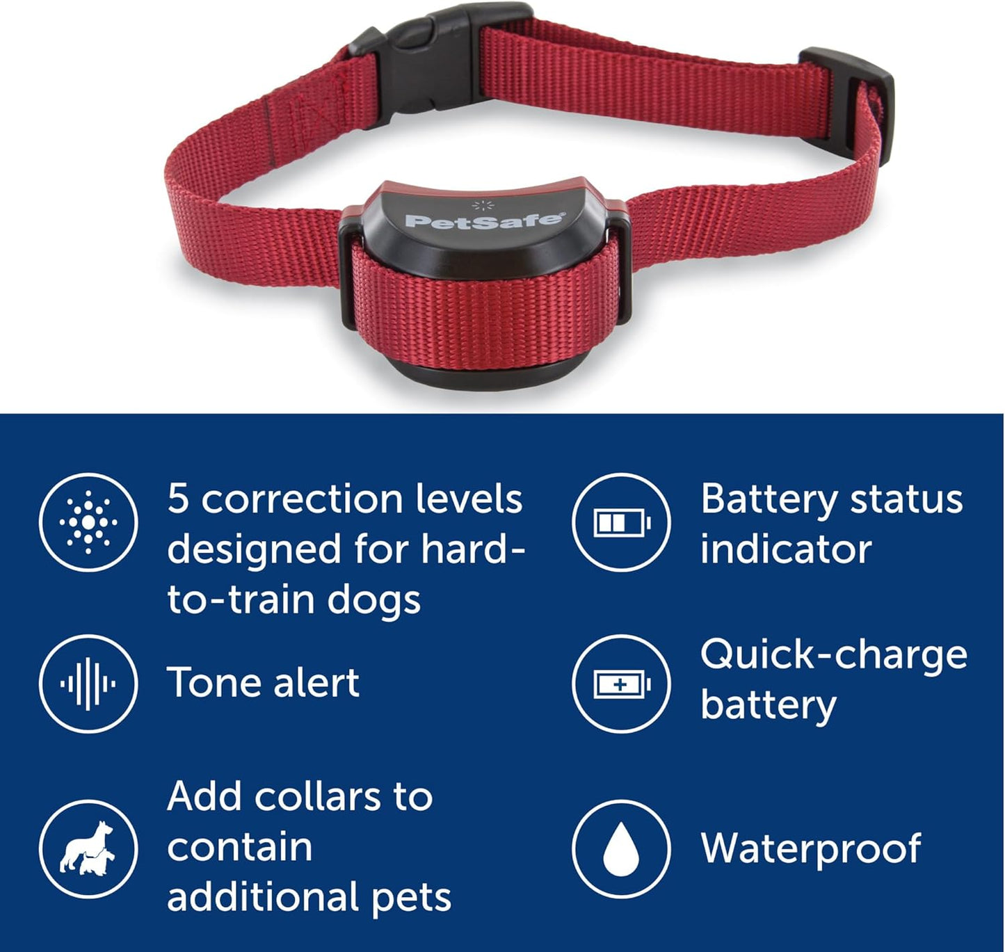 PetSafe Stay & Play Wireless Pet Fence for Stubborn Dogs - No Wire Circular Boundary, Secure 3/4-Acre Yard, For Dogs 5lbs+, America's Safest Wireless Fence From Parent Company INVISIBLE FENCE Brand