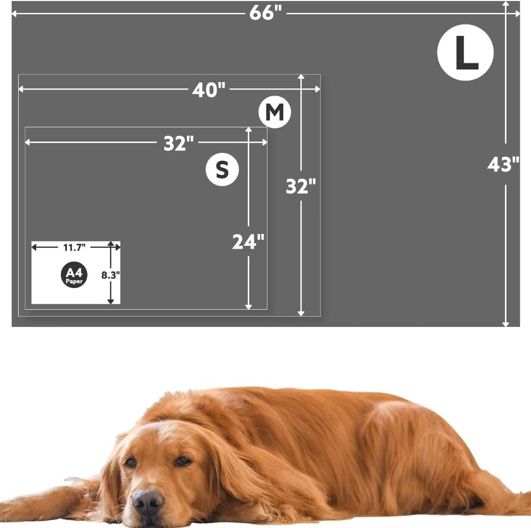 Stuffed Premium Soft Dog Blanket, with Flannel Brown Cute Paw Print, 43 * 66 Inches, Cat Blanket Puppy Supplies Dog Products Stuff Essentials