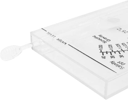 GLOGLOW Accurate Hydrometer Salinity Meter, Seawater Hydrometer Accurate Automatic Hydrometer Salt Water Salinity Meter for Aquarium Fish Marine Sea Saltwater