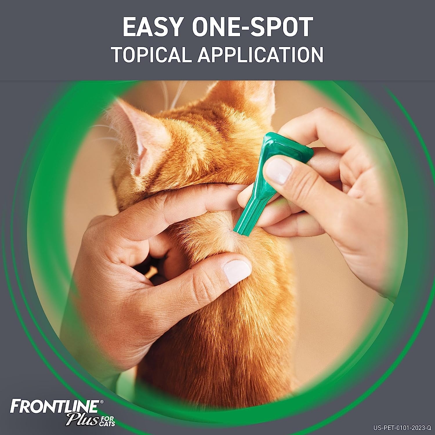 FRONTLINE plus Flea and Tick Treatment for Cats over 1.5 Lbs., 8 Treatments