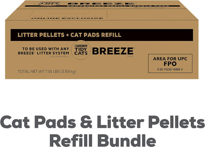 Purina Tidy Cats Breeze Litter System Cat Refill Bundle - 7.91 Lb. Box