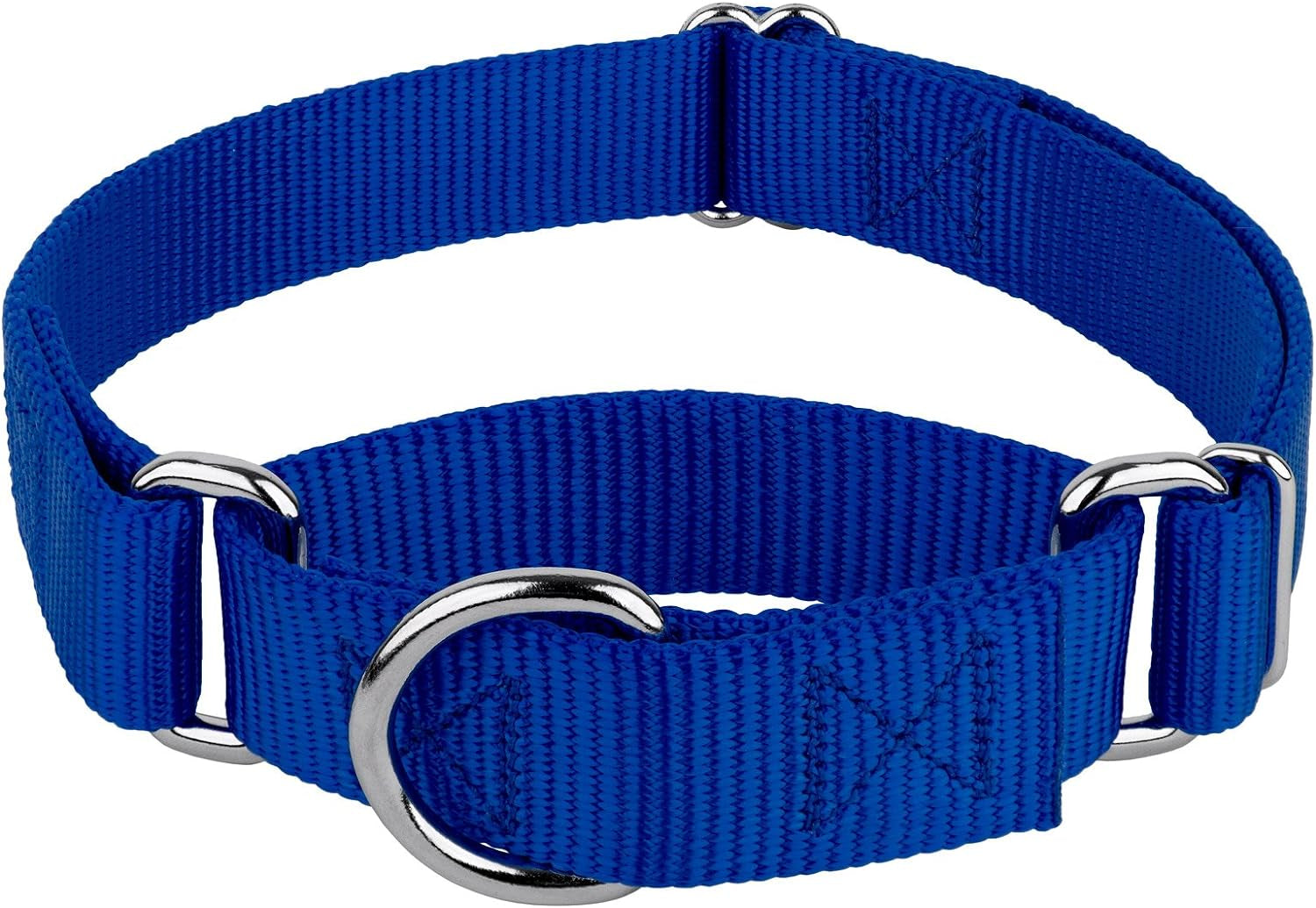 Country Brook Design - Royal Blue Martingale Heavy Duty Nylon Dog Collar - 21 Vibrant Color Options (3/4 Inch Width, Small)