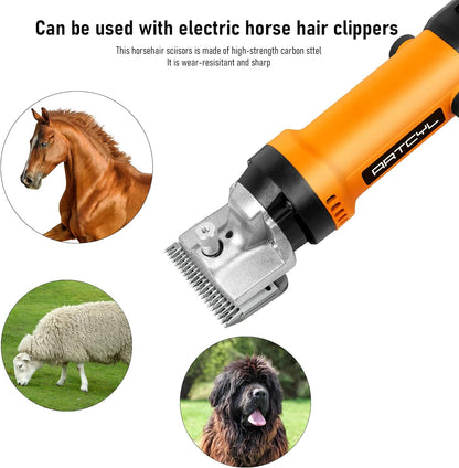 550W Horse Clippers, Professional Electric Grooming kit for Horses Equine Goat Pony Cattle and Large Thick Coat Animals, Farm Livestock Animal Clippers