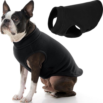 Gooby Stretch Fleece Vest Dog Sweater - Black, X-Large - Warm Pullover Fleece Dog Jacket - Winter Dog Clothes for Small Dogs Boy or Girl - Dog Sweaters for Small Dogs to Dog Sweaters for Large Dogs