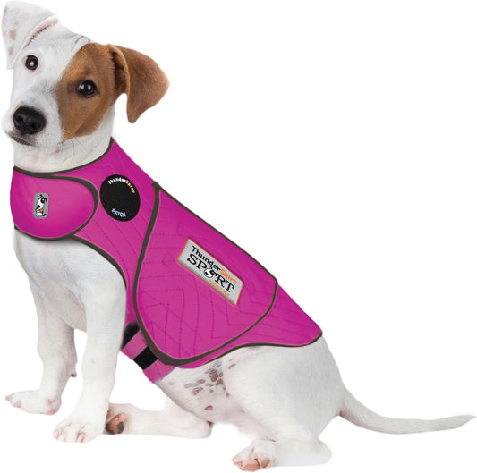 Thundershirt Dogs Clothing Thundershirt Dog Anxiety Jacket, Fuchsia, Small