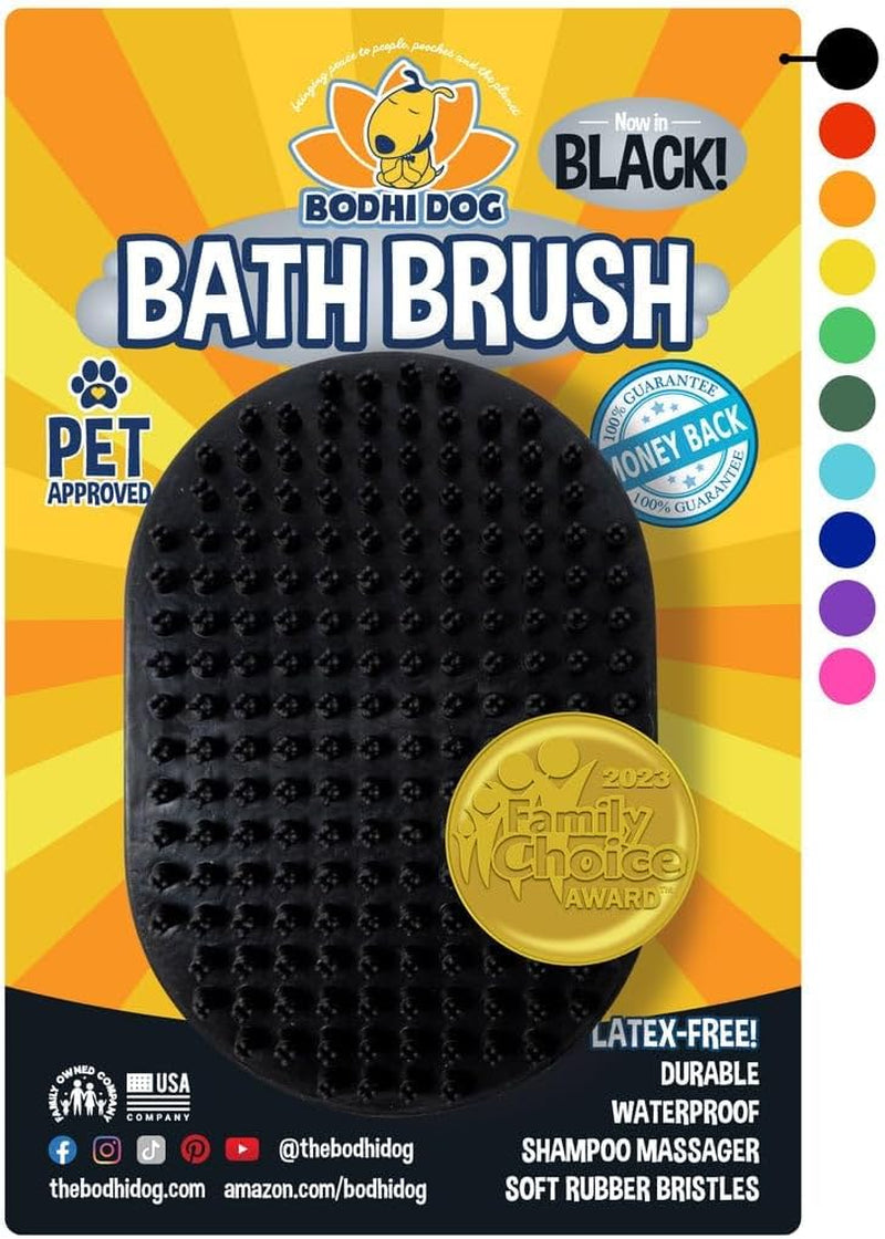 Bodhi Shampoo Brush | Pet Shower & Bath Supplies for Cats & Dogs Grooming | Long & Short Hair Dog Scrubber for Bath | Professional Quality Dog Wash Brush