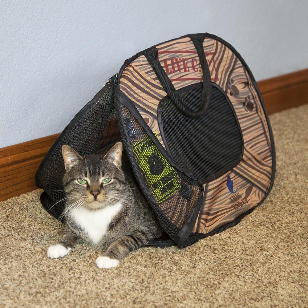 Sportpet Designs Pop Open Cat Carrier (Pattern)