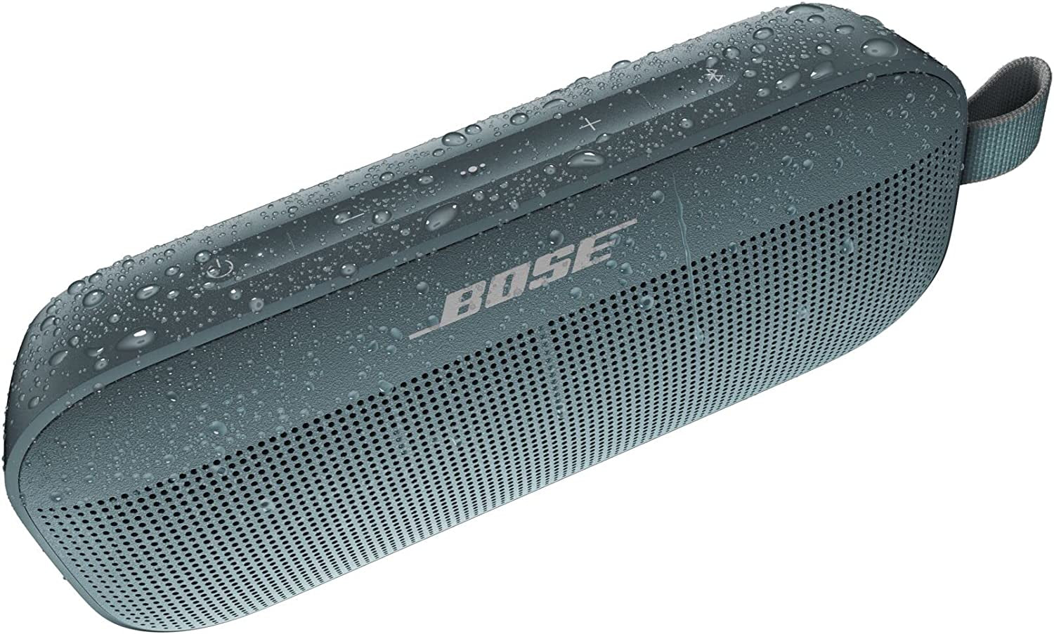 Bose SoundLink Flex Bluetooth Speaker, Portable Speaker with Microphone, Wireless Waterproof Speaker for Travel, Outdoor and Pool Use, Stone Blue