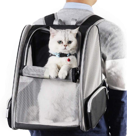 Texsens Innovative Traveler Bubble Backpack Pet Carriers for Cats and Dogs