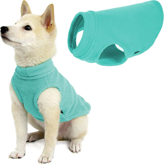 Gooby Stretch Fleece Vest Dog Sweater - Mint, X-Small - Warm Pullover Fleece Dog Jacket - Winter Dog Clothes for Small Dogs Boy or Girl - Dog Sweaters for Small Dogs to Dog Sweaters for Large Dogs