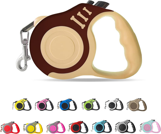 Retractable Dog Leash Automatic Telescopic Tractor Dog Tape, Pet Tape 10/16 FT Durable and Convenient, with Non-Slip Handle, Suitable for Small and Medium-Sized Dogs