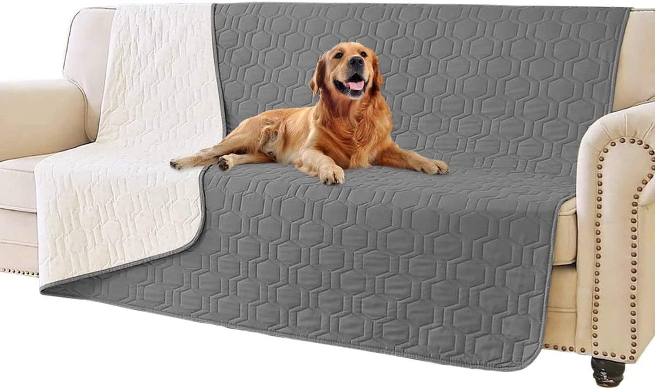 Waterproof and Anti-Slip Dog Bed Cover and Pet Blanket Sofa Pet Bed Mat ，Car Incontinence Mattress Protectors Furniture Couch Cover for Most Cats Dogs, Pets