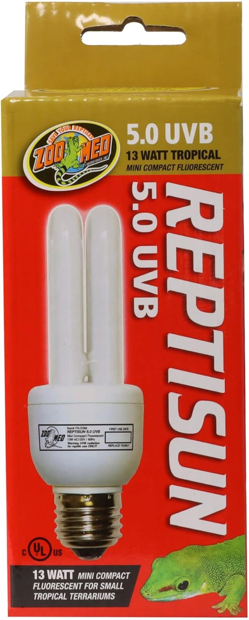 Zoo Med ReptiSun 5.0 Mini Compact Fluorescent Lamp 13 Watts