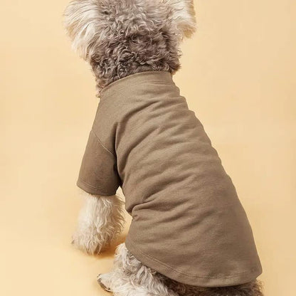 Cute Dog Clothes,Dog T Shirt for Medium Dogs.Dog Clothes for Small Dogs Girl Boy,Puppy.Breathable Soft Dog Costume Pet Dogs Cats,Pet Pullover Jumper,Cat Clothes (M-(7~11Lb), Chest~16", Khaki)