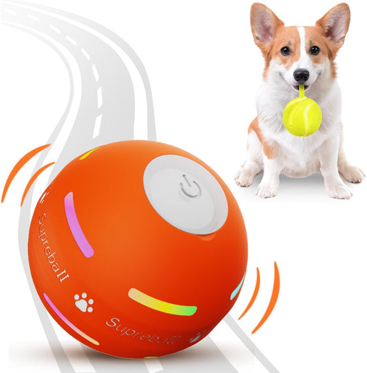 Interactive Dog Toys Dog Ball,[Newly Upgraded] Durable Motion Activated Automatic Rolling Ball Toys For/Small/Medium/Large Dogs,Usb Rechargeable