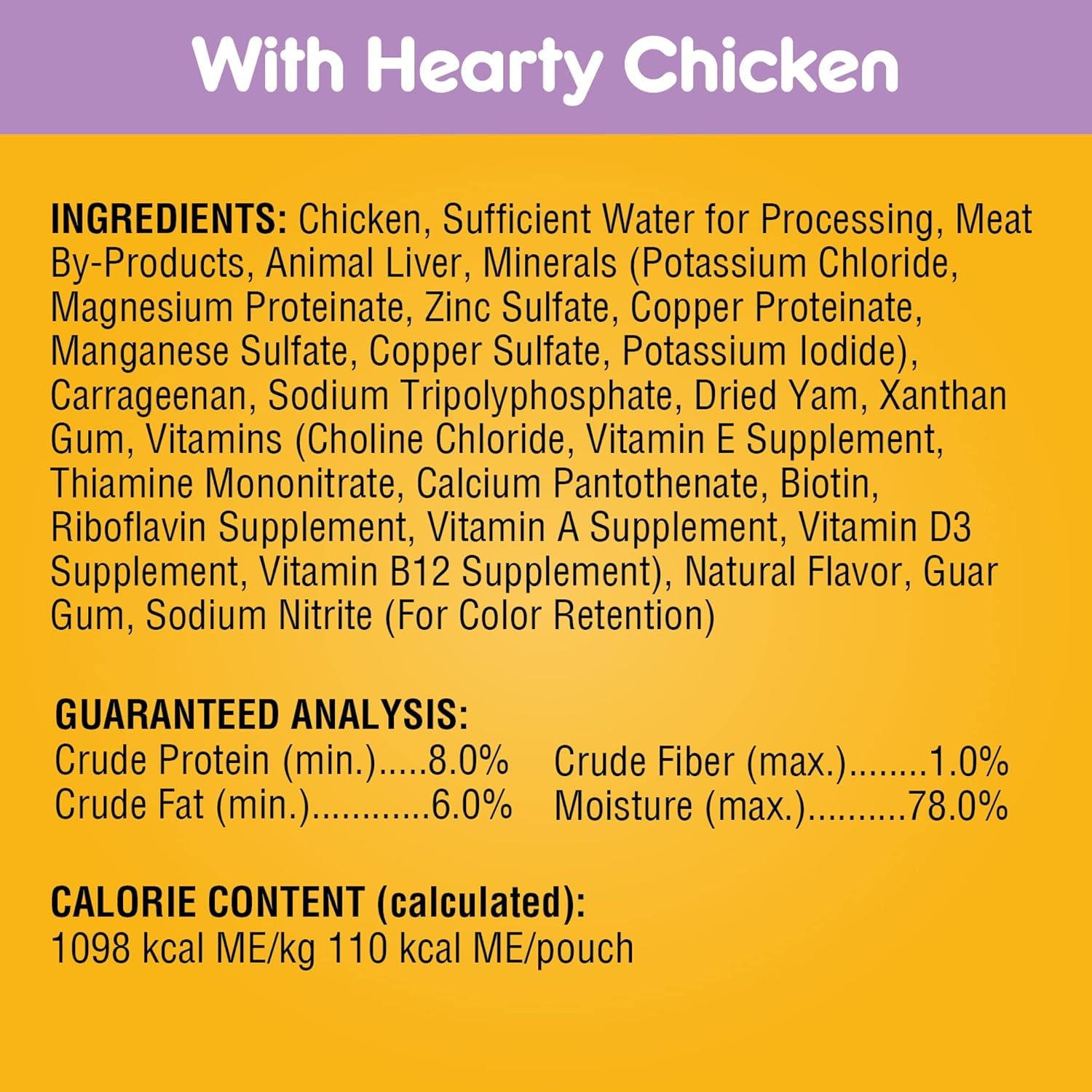 Pedigree High Protein Wet Dog Food Pouches, with Chicken and Turkey Cuts in Gravy, 3.5 Oz. Pouches, 16 Count