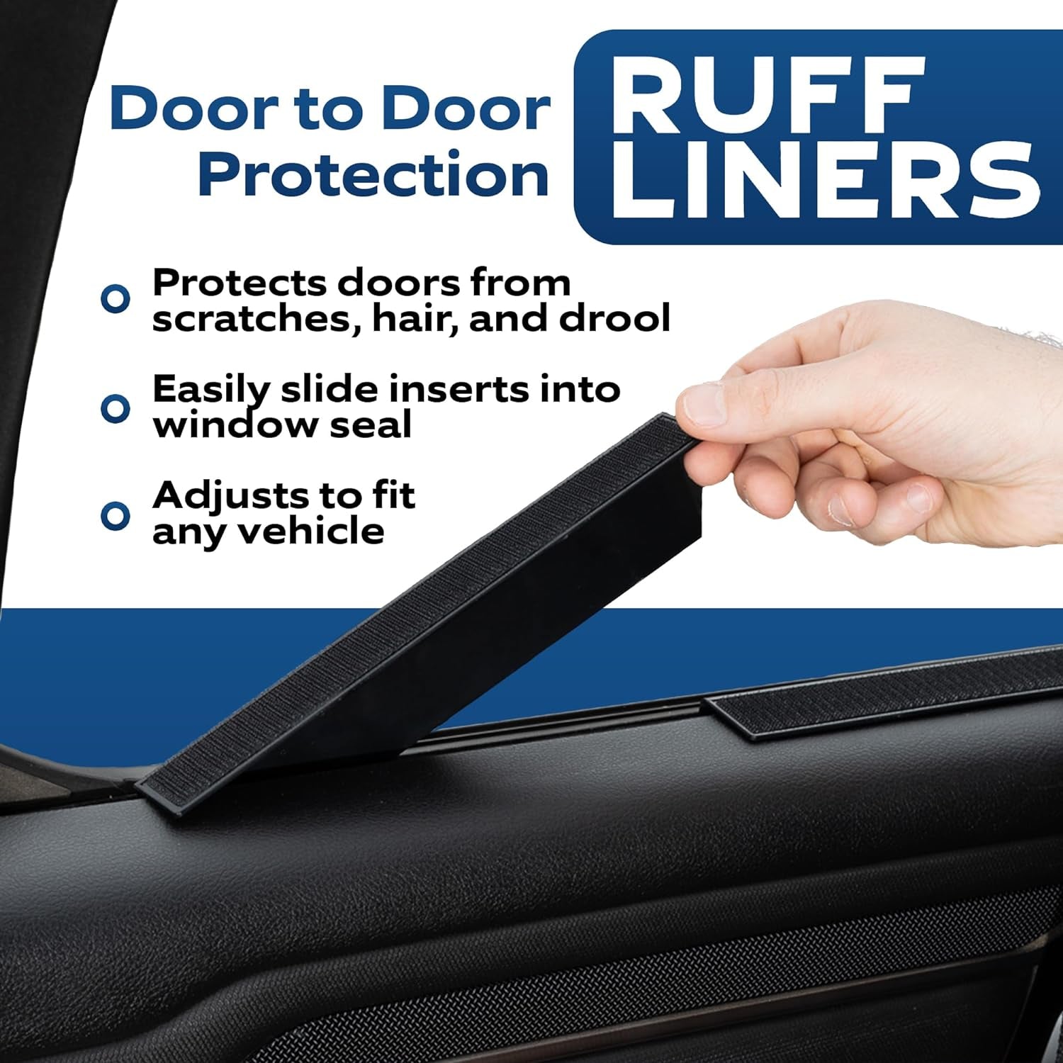 Dog Car Seat Cover for Back Seat - Dog Car Hammock - Waterproof Car Seat Protector - Door-To-Door Protection for Full-Size Trucks & Suvs