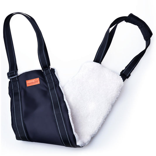 LOOBANI Portable Dog Sling for Back Legs, Hip Support Harness to Help Lift Dogs Rear for Canine Aid and Old K9 Cruciate Ligament Rehabilitation