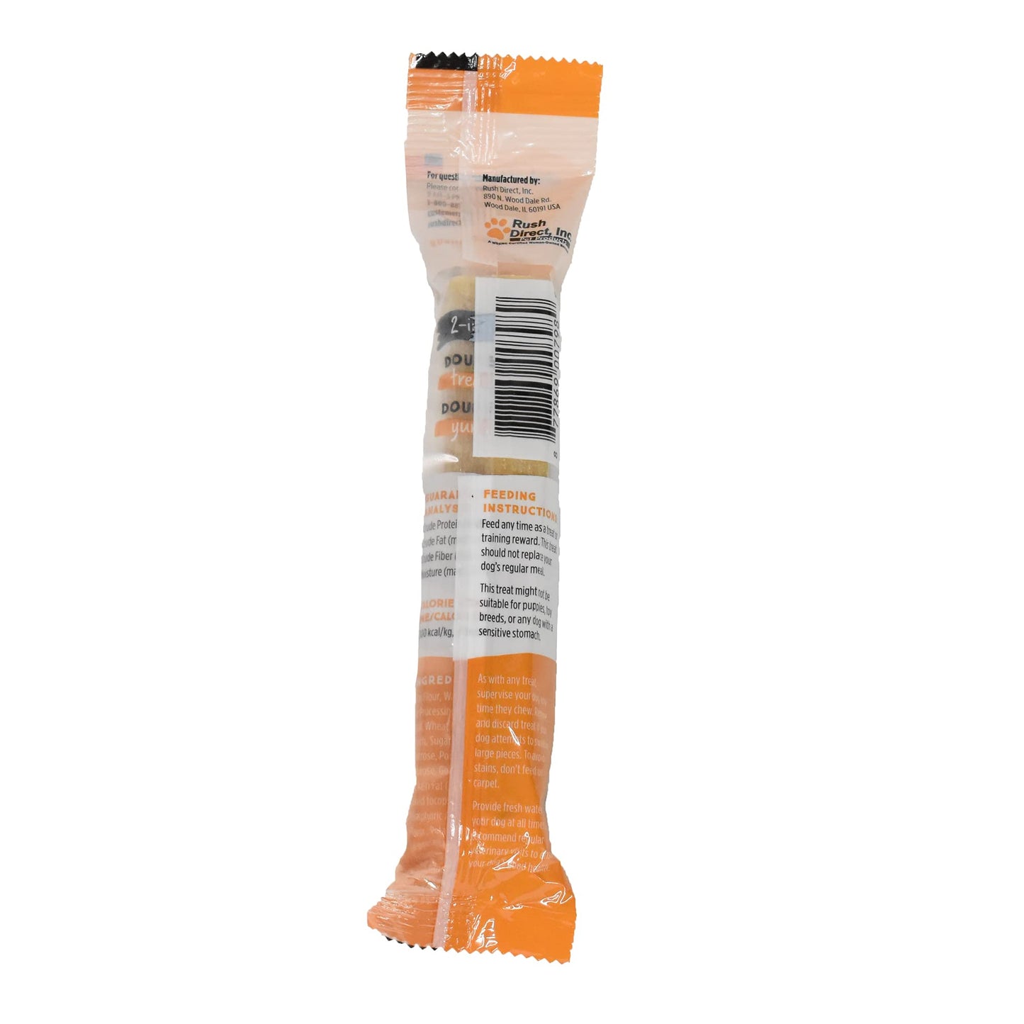 Ultra Chewy Peanut Butter Double Treat Bones: Long-Lasting Dog Treats Made in USA for Large and Small Breeds, Highly Digestible, Ideal for Aggressive Chewers (12 Count)