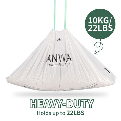 ANWA 40 Count Cat Litter Box Liners for Automatic Cat Litter Box and Litter Box Robot 4/5, Heavy-Duty, Extra Thick