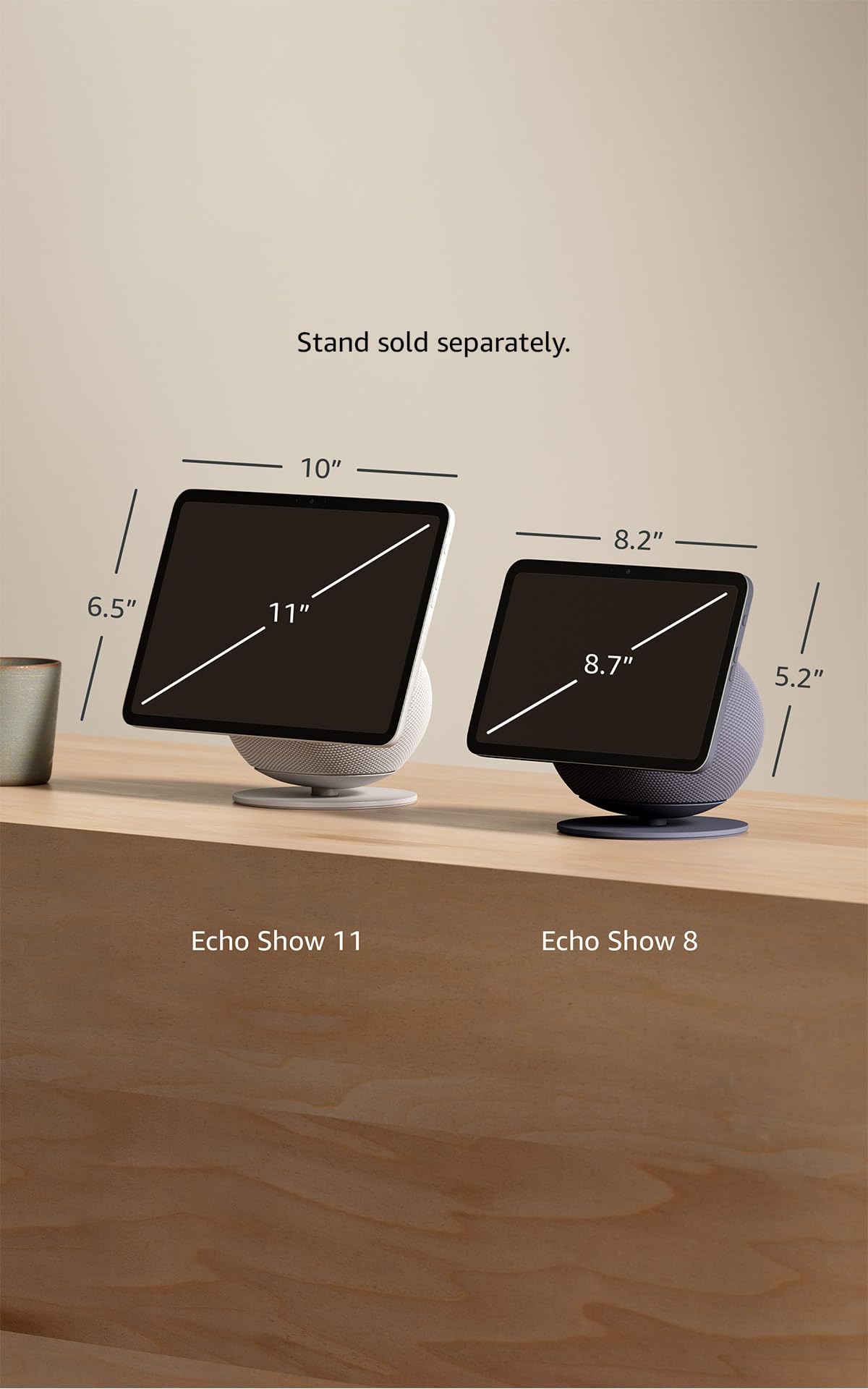 Amazon Echo Show 11 (newest model), Vibrant Full-HD 11" display with more viewing area and spatial audio, Designed for Alexa+, Graphite
