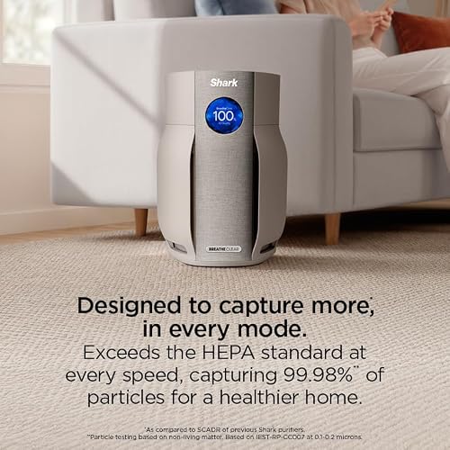 Shark BreatheClear Smart Air Purifier, HP162, Dove