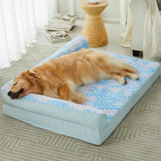 BFPETHOME Orthopedic Dog Beds for Large Dogs-Waterproof Sofa Dog Bed with Removable Washable Cover, Large Dog Bed with Waterproof Lining and Nonskid Bottom,Pet Bed for Large Dogs.